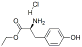 L-酪氨酸乙酯盐酸盐 结构式