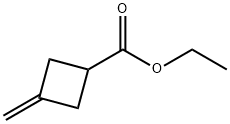 3-亚甲基-环丁基甲酸乙酯 结构式