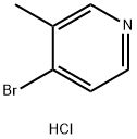 4-溴-3-甲基吡啶盐酸盐 结构式
