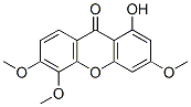 1-Hydroxy-3,5,6-trimethoxy-9H-xanthene-9-one 结构式