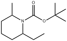 1-Piperidinecarboxylicacid,2-ethyl-6-methyl-,1,1-dimethylethylester(9CI) 结构式