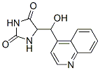 2,4-Imidazolidinedione,  5-(hydroxy-4-quinolinylmethyl)- 结构式