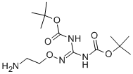 氨基乙氧基-二-BOC-胍盐酸盐 结构式