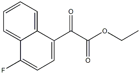2-(4-氟萘-1-基)-2-氧代乙酸甲酯 乙酯 结构式