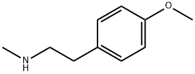 N-甲基-4-甲氧基-Β-苯乙胺 结构式