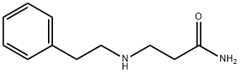 3-(苯乙氨基)丙酰胺 结构式