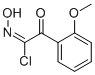 Benzeneethanimidoyl chloride, N-hydroxy-2-methoxy-alpha-oxo- (9CI) 结构式