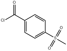 4-(甲基磺酰基)苯甲酰氯 结构式