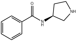 N-(3S)-3-PYRROLIDINYL-BENZAMIDE 结构式