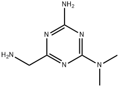 6-(氨基甲基)-N2,N2-二甲基-1,3,5-三嗪-2,4-二胺 结构式
