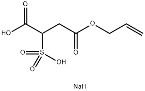 disodium 4-allyl 2-sulphonatosuccinate  结构式