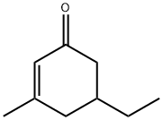 3-甲基-5-乙基-2-环戊烯-1-酮 结构式