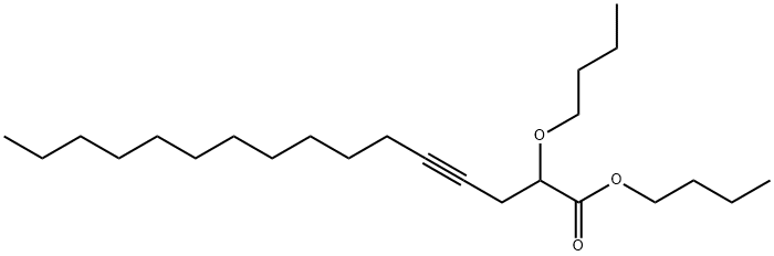 2-Butoxy-4-hexadecynoic acid butyl ester 结构式