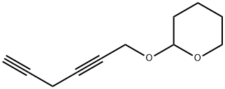 2-(2,5-Hexadiynyloxy)tetrahydro-2H-pyran 结构式