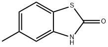 5-甲基-2(3H)-苯并噻唑酮 结构式