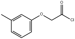 2-(3-甲基苯氧基)乙酰氯化物 结构式
