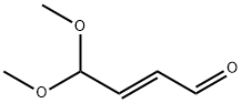 富马醛单(二甲缩醛)(含稳定剂氢醌) 结构式