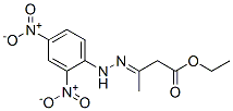 ethyl (3E)-3-[(2,4-dinitrophenyl)hydrazinylidene]butanoate 结构式