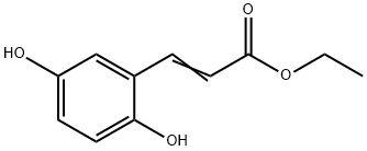 ETHYL 2,5-二羟基肉桂酸乙酯 结构式