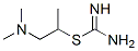 Carbamimidothioic acid, 2-(dimethylamino)-1-methylethyl ester (9CI) 结构式