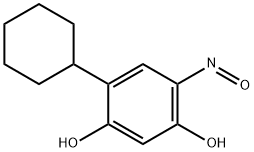 1,3-Benzenediol, 4-cyclohexyl-6-nitroso- (9CI) 结构式