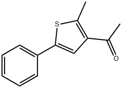 3-乙酰-2-甲基-5-苯基噻吩 结构式