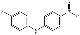 4-溴-N-(4-硝基苯基)苯胺 结构式