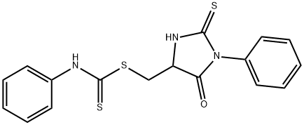 PTH-(S-PHENYLTHIOCARBAMYL)CYSTEINE 结构式