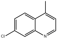 7-氯-4-甲基喹啉 结构式