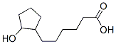 6-(2-hydroxycyclopentyl)hexanoic acid 结构式