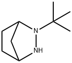 2,3-Diazabicyclo[2.2.1]heptane,  2-(1,1-dimethylethyl)- 结构式