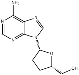 2',3'-双脱氧腺苷 结构式