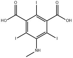 2,4,6-Triiodo-5-(methylamino)-isophthalic acid 结构式