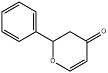 2-PHENYL-2,3-DIHYDRO-PYRAN-4-ONE 结构式