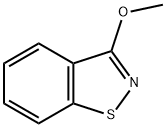 3-甲氧基-1,2-苯并异噻唑 结构式