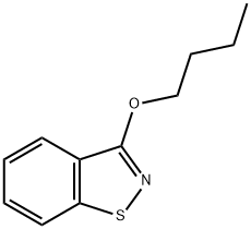 3-Butoxy-1,2-benzisothiazole 结构式