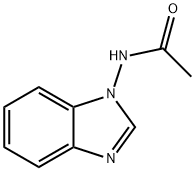 Acetamide, N-1H-benzimidazol-1-yl- (9CI) 结构式