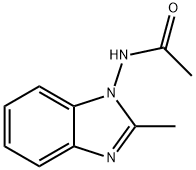 Acetamide, N-(2-methyl-1H-benzimidazol-1-yl)- (9CI) 结构式