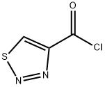 1,2,3-噻重氮-4-酰氯 结构式