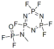 2-[(Difluorophosphinyl)(methyl)amino]-2,4,4,6,6-pentafluoro-2,2,4,4,6,6-hexahydro-1,3,5,2,4,6-triazatriphosphorine 结构式