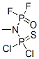 N-(Dichlorophosphinothioyl)-N-(difluorophosphinyl)methanamine 结构式