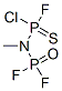 [Methyl(difluorophosphinyl)amino]chlorofluorophosphine sulfide 结构式