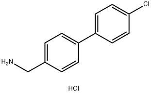 4-(4-氯苯基)苄基胺盐酸盐 结构式