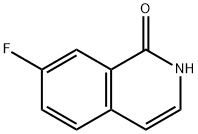 7-氟-1-异喹啉酮 结构式