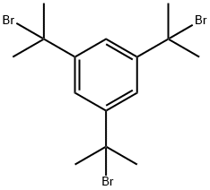 1,3,5-Tris(1-Bromo-1-Methylethyl) Benzene 结构式