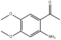2'-氨基-4',5'-二甲氧基苯乙酮 结构式