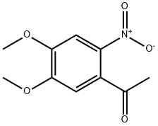 4',5'-二甲氧基-2'-硝基苯乙酮 结构式