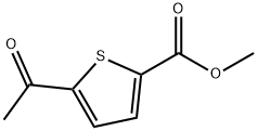5-乙酰基-噻吩-2-羧酸甲酯 结构式