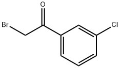 2-溴-1-（3-氯苯基）乙酮 结构式