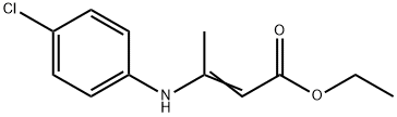 ETHYL 3-(4-CHLOROANILINO)CROTONATE 结构式